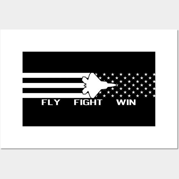 Fly Fight Win Wall Art by Jared S Davies